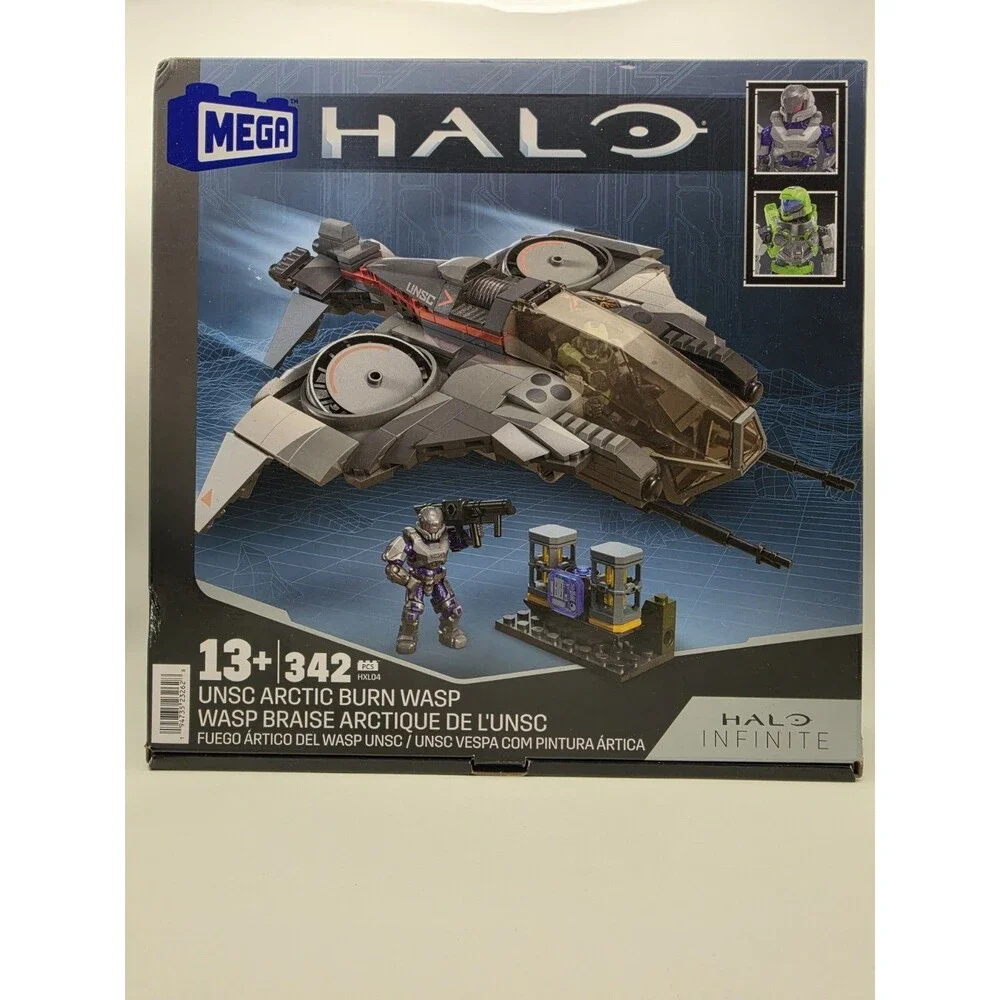 MEGA Halo Infinite UNSC Arctic Burn Wasp 342-Piece Building Set HXL04 13+